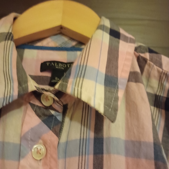 Talbots plaid shirt - Picture 2 of 2